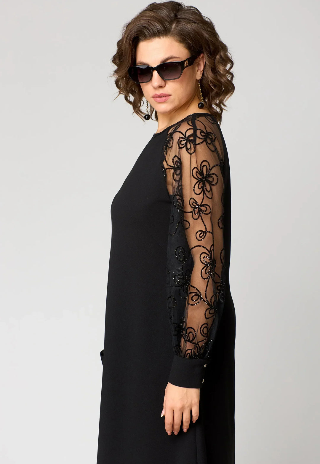 Robe en Dentelle Élegante Edyth™ | Étiquette