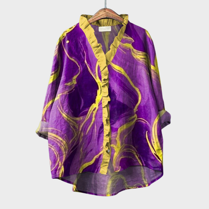 MOREAU LYON | BLOUSE MARBRE ARTISTIQUE POUR FEMMES | Series