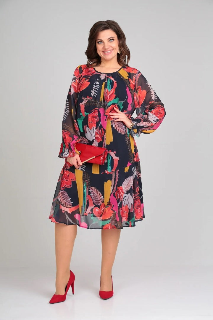 Florinda™ Elegant Floral Dress | Series