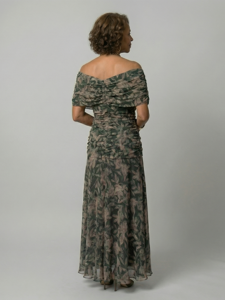 Calen | Robe Midi Flottante Off-Shoulder | Style