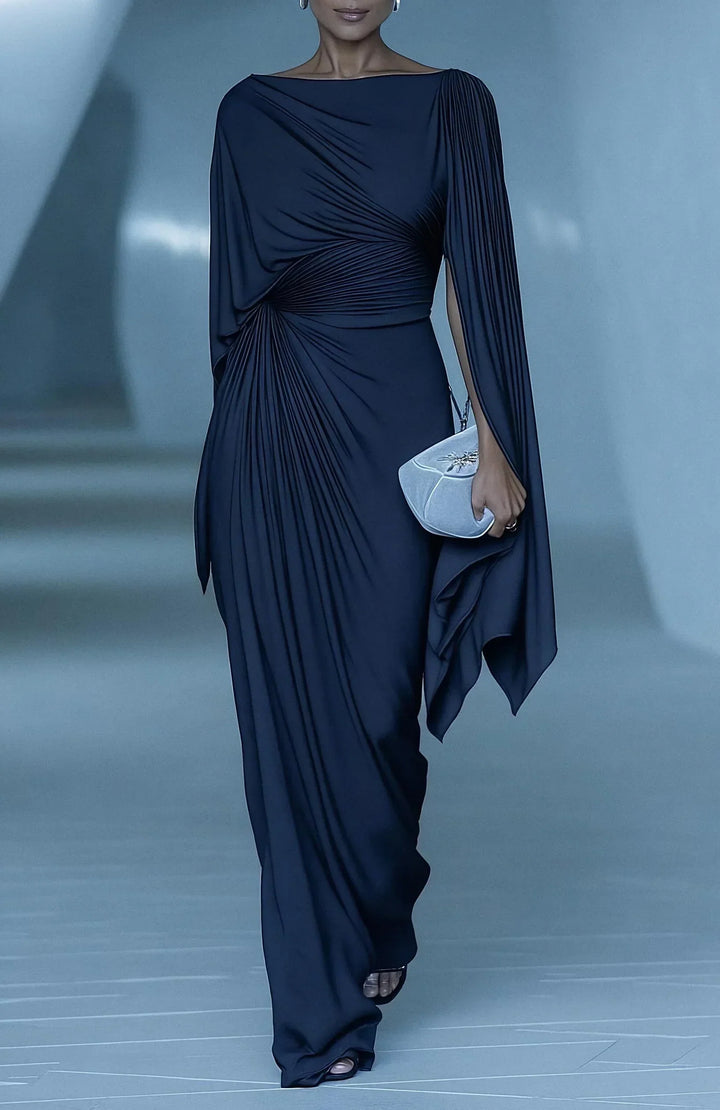 Melyssa™ Robe Maxi Drapée Plissée | Atelier
