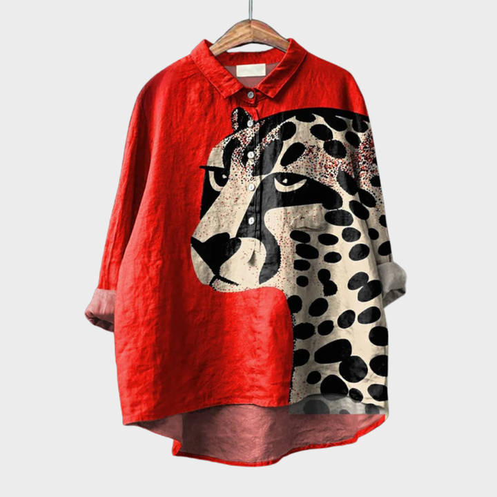 MOREAU LYON | BLOUSE IMPRIMÉ FÉLIN POUR FEMMES | House