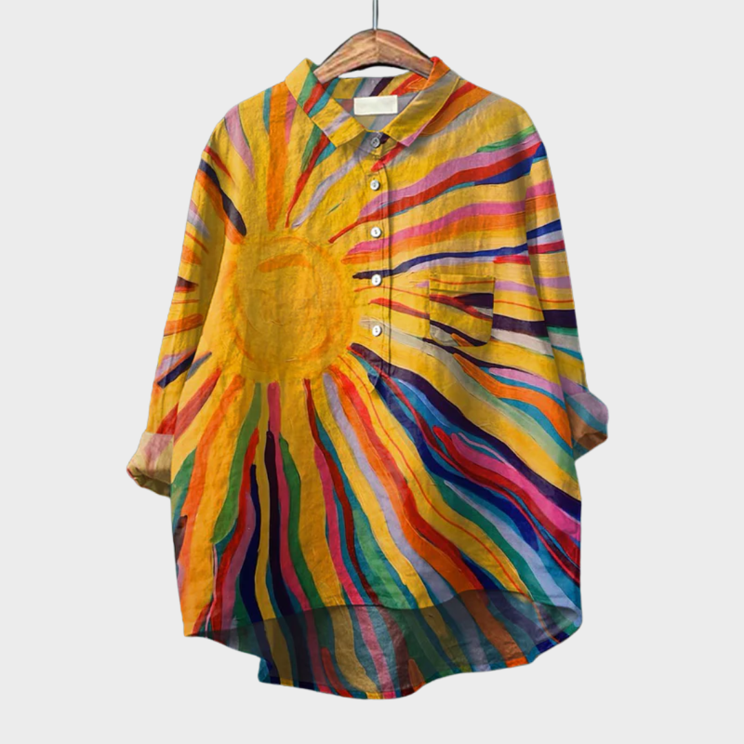 MOREAU LYON | BLOUSE SOLEIL ARTISTIQUE POUR FEMMES | Label