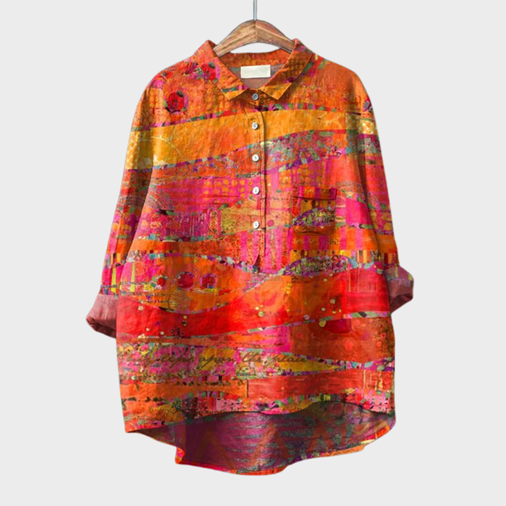 MOREAU LYON | BLOUSE MOTIF ARTISTIQUE POUR FEMMES | Artisanat
