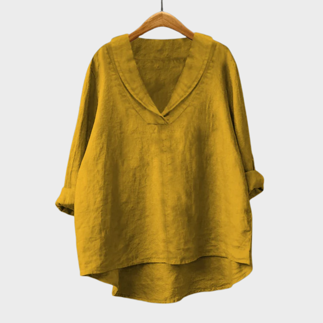 MOREAU LYON | BLOUSE COL V AMPLE POUR FEMMES | Collection