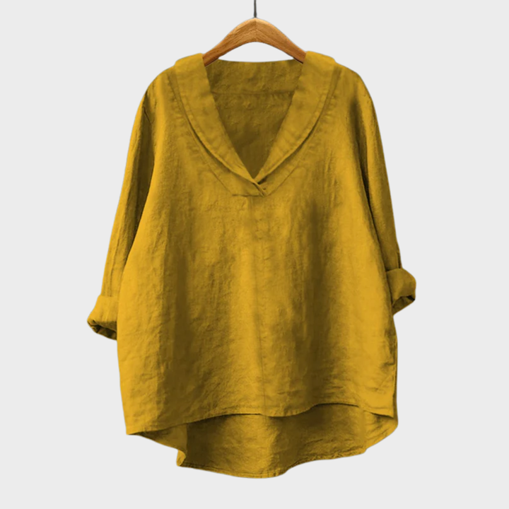 MOREAU LYON | BLOUSE COL V AMPLE POUR FEMMES | Collection