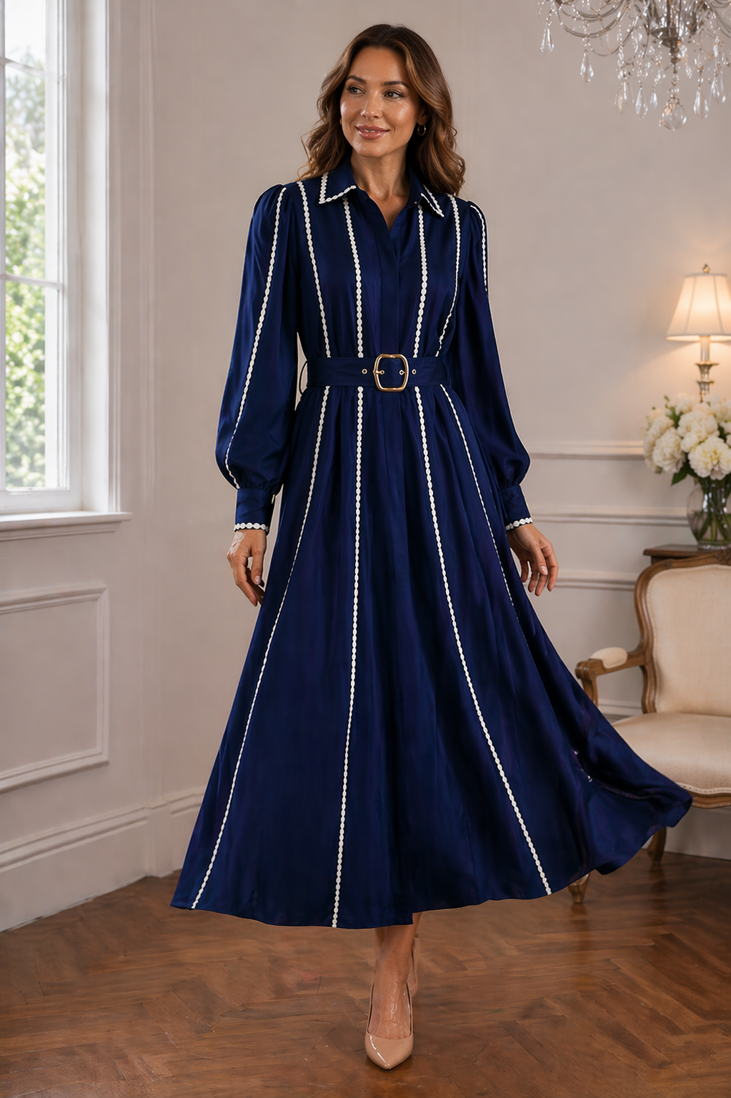 ALEXIA | Abito Con Cintura Elegante | House