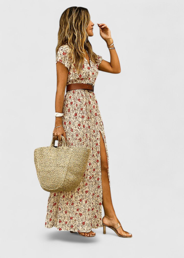 Lygia | Robe Maxi Bohème Élégante