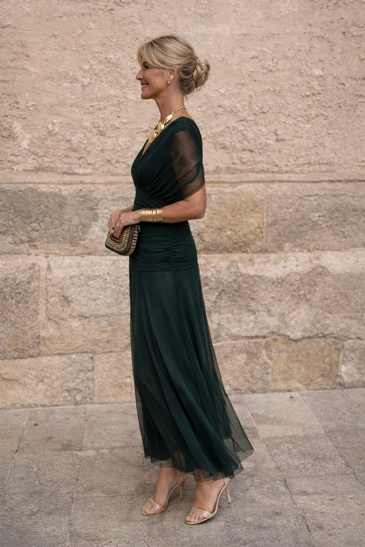 MARELLA | Maxi Robe Décolleté en V | Luxe