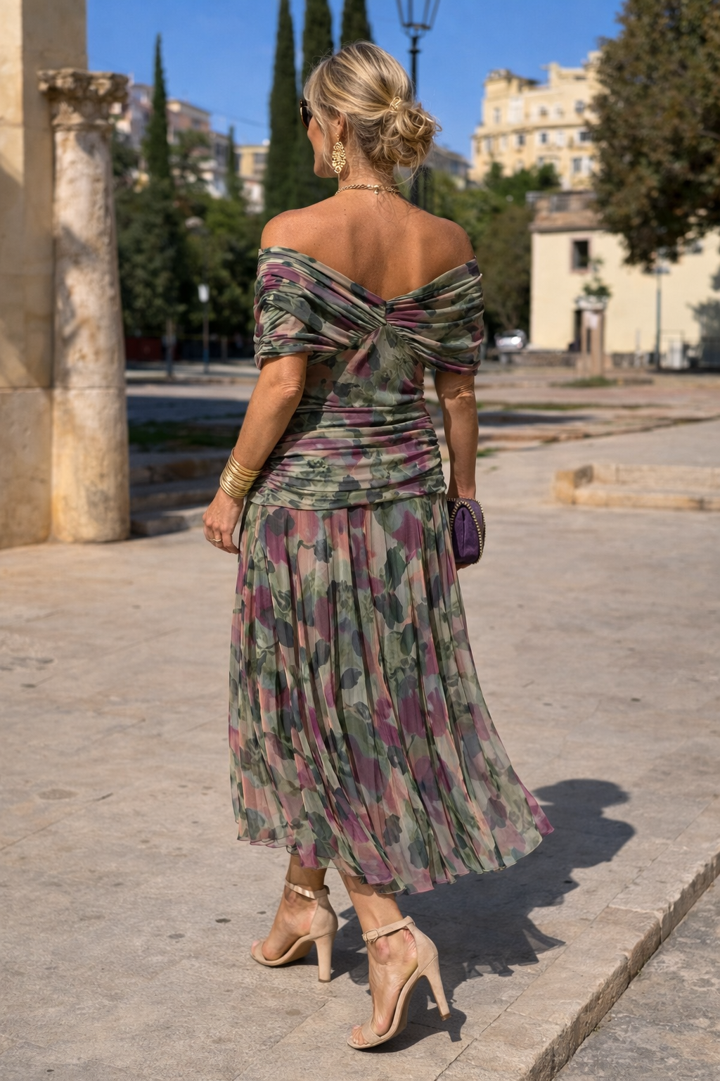 MARELLA | Maxi Abito Scollo a V | Luxe