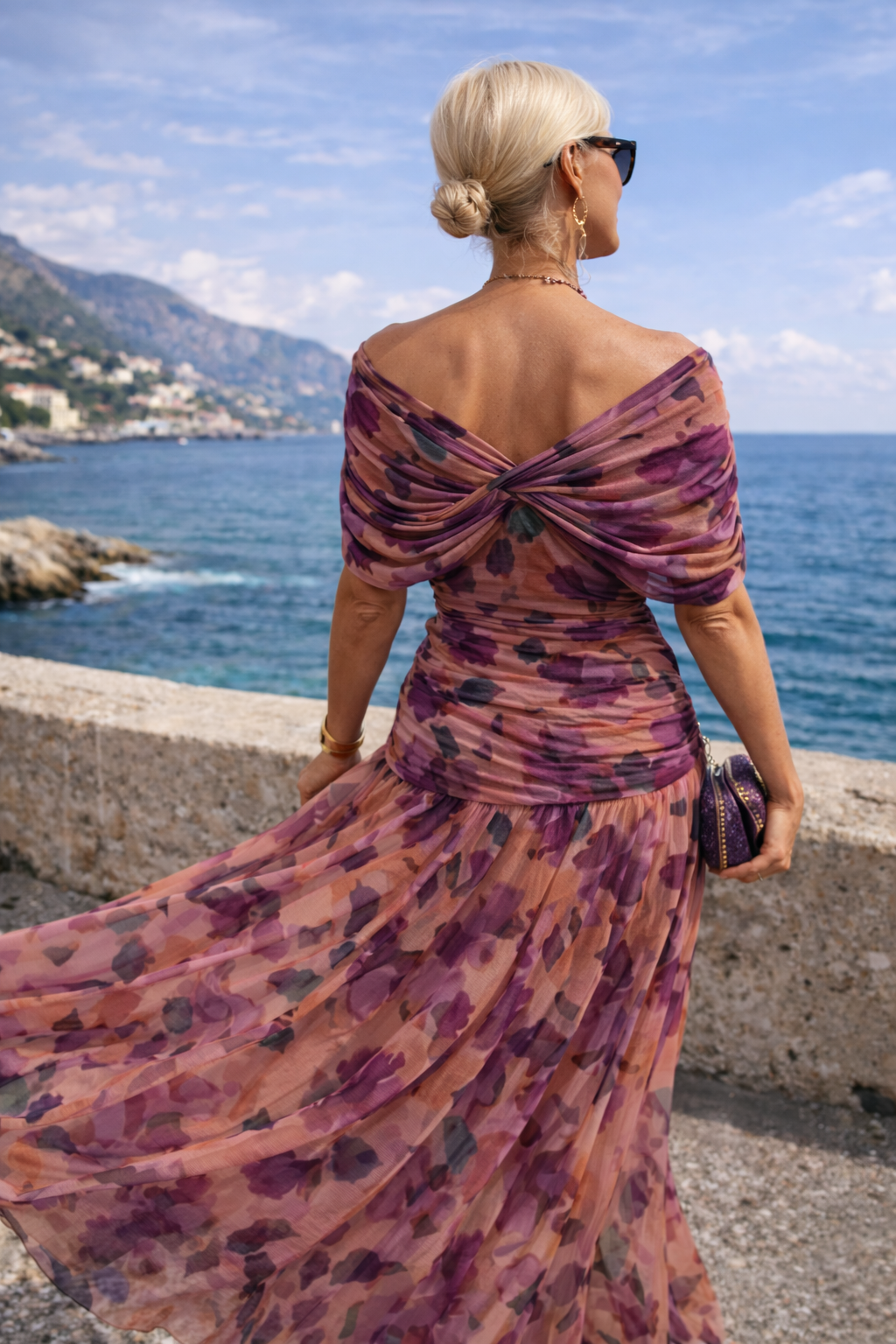 MARELLA | Maxi Abito Scollo a V | Luxe