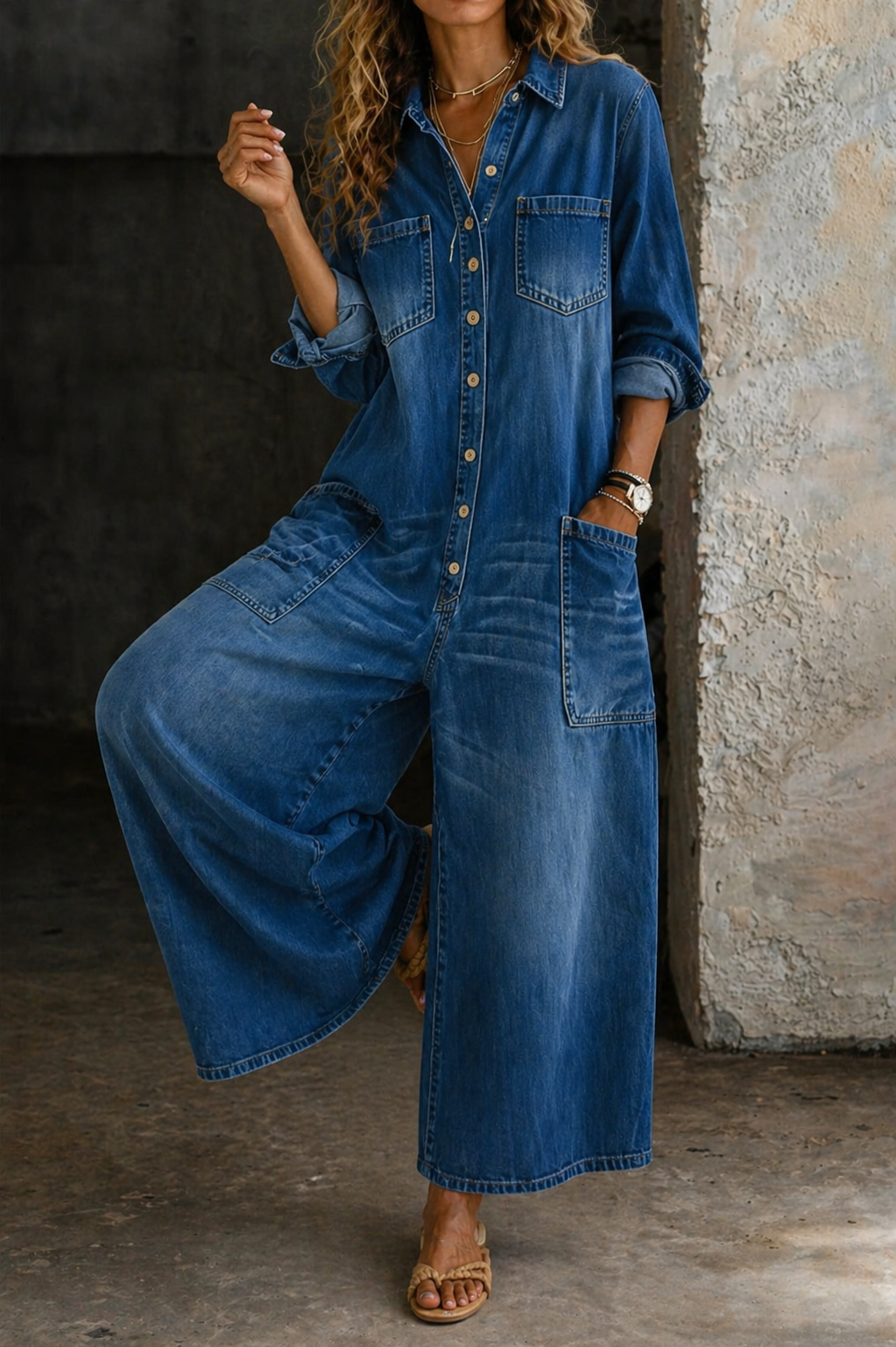 Vivienne | Casual Denim Jumpsuit | Original