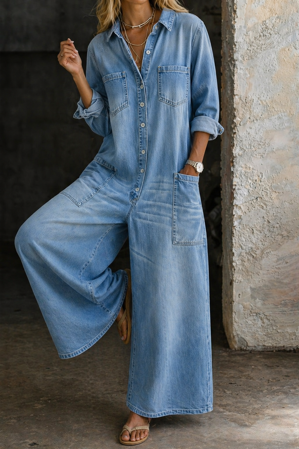 Vivienne | Casual Denim Jumpsuit | Original