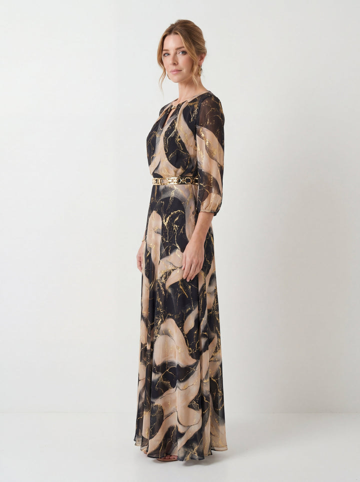 Robe en Georgette Imprimée | Atelier