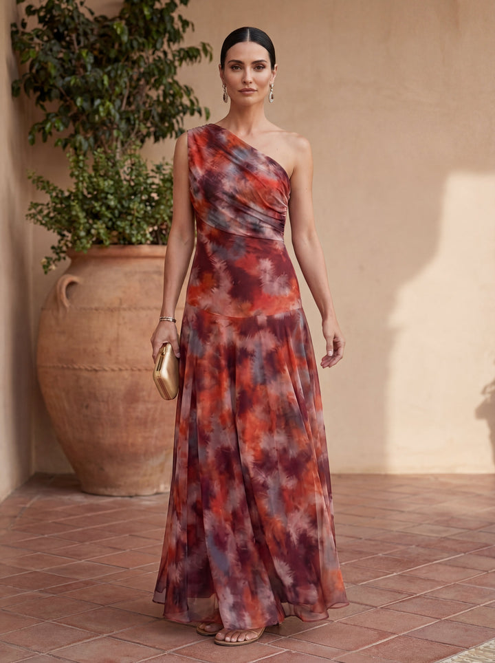 Uma - Vestido largo fluido con diseño elegante | Design