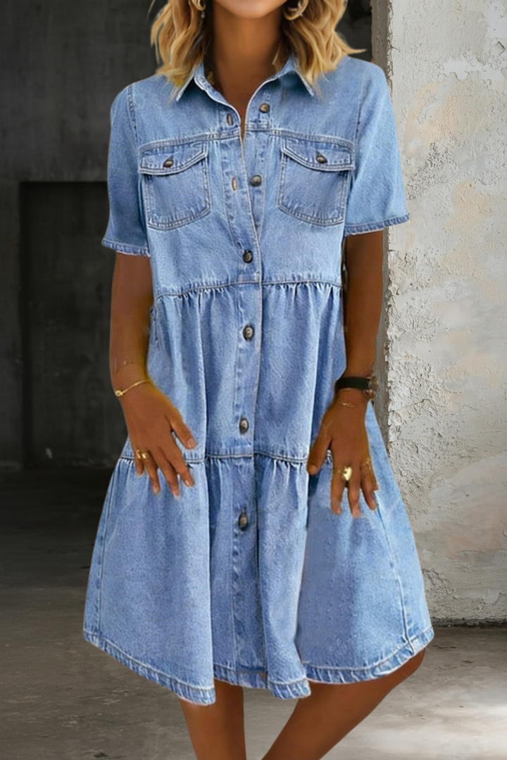 Sophia | Casual Elegant Denim Dress | Classic