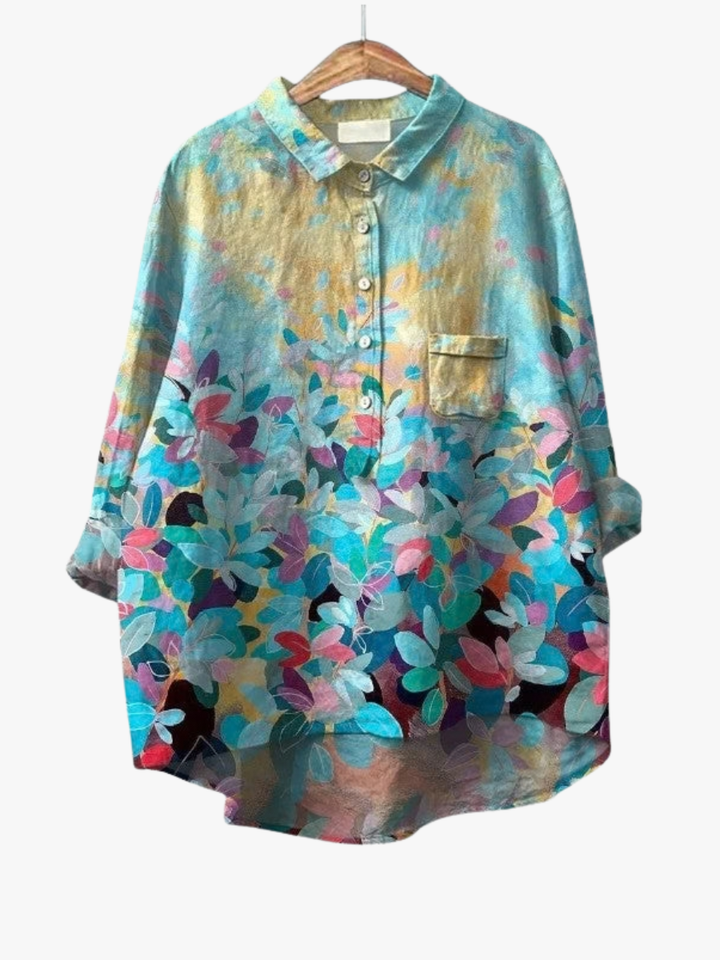 MOREAU LYON | BLOUSE FLORALE ARTISTIQUE POUR FEMMES | Luxe