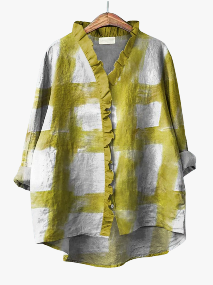 MOREAU LYON | BLOUSE MOTIF ABSTRAIT POUR FEMMES | Sélectionner