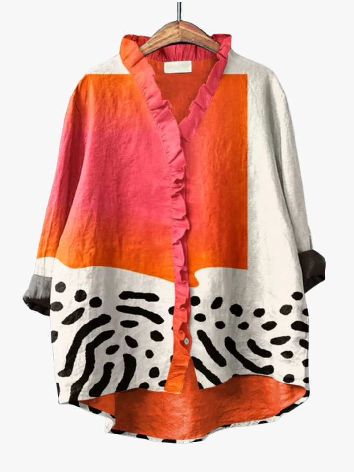 MOREAU LYON | BLOUSE IMPRIMÉ ARTISTIQUE POUR FEMMES | Boutique
