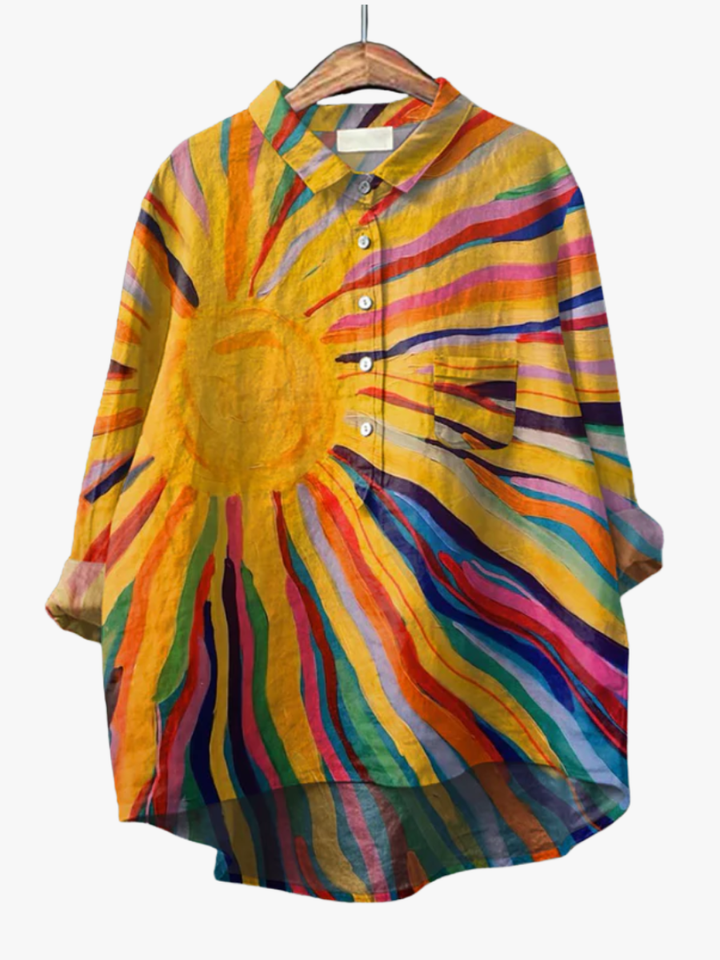 MOREAU LYON | BLOUSE SOLEIL ARTISTIQUE POUR FEMMES | Label