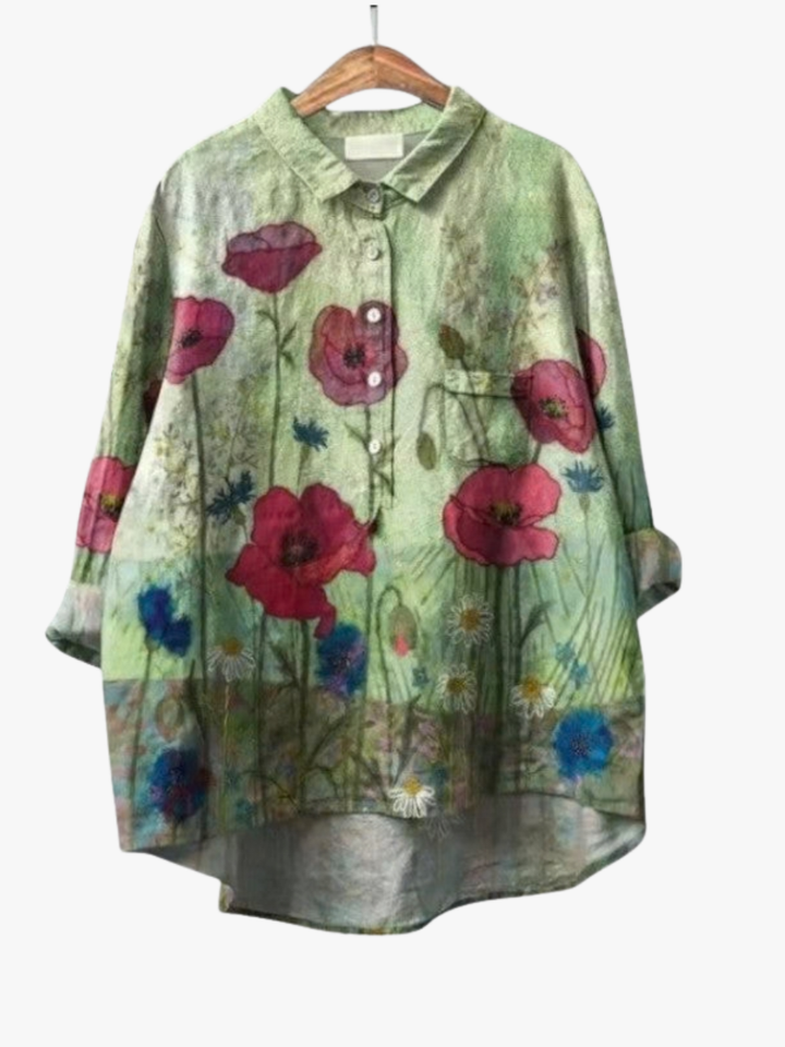 MOREAU LYON | BLOUSE FLEURS CHAMPÊTRES POUR FEMMES | Gallery