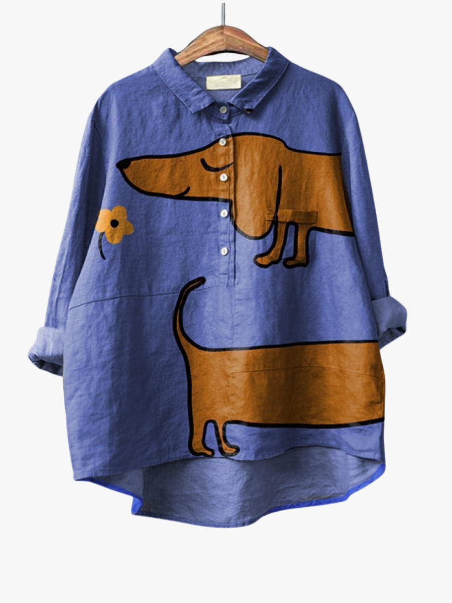 MOREAU LYON | BLOUSE CHIEN ARTISTIQUE POUR FEMMES | Studio