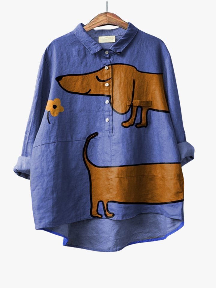 MOREAU LYON | BLOUSE CHIEN ARTISTIQUE POUR FEMMES | Studio