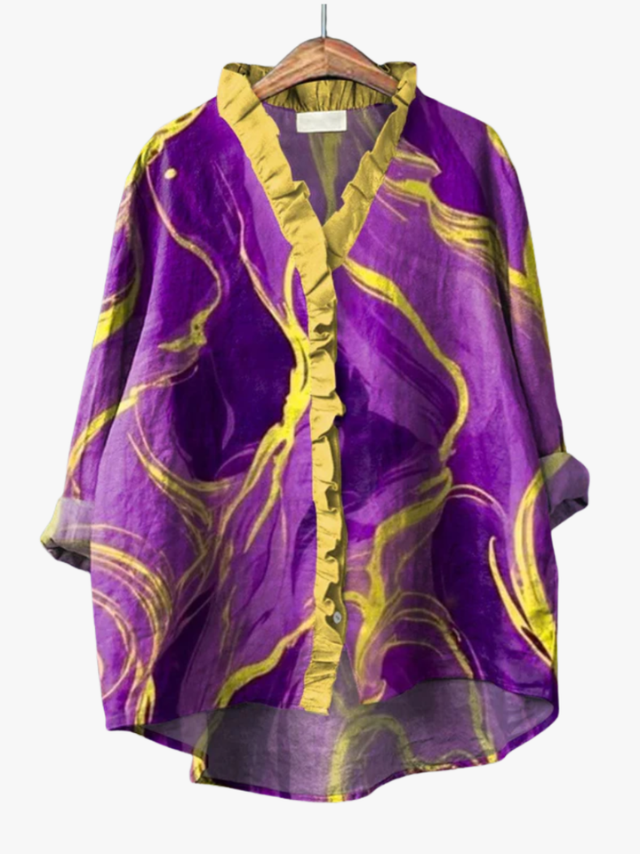 MOREAU LYON | BLOUSE MARBRE ARTISTIQUE POUR FEMMES | Series