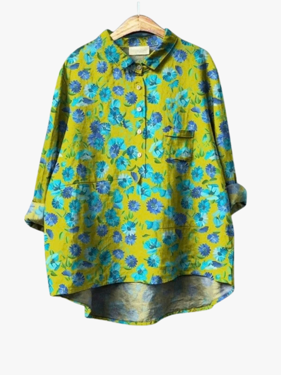 MOREAU LYON | BLOUSE FLEURS VIVES POUR FEMMES | Boutique