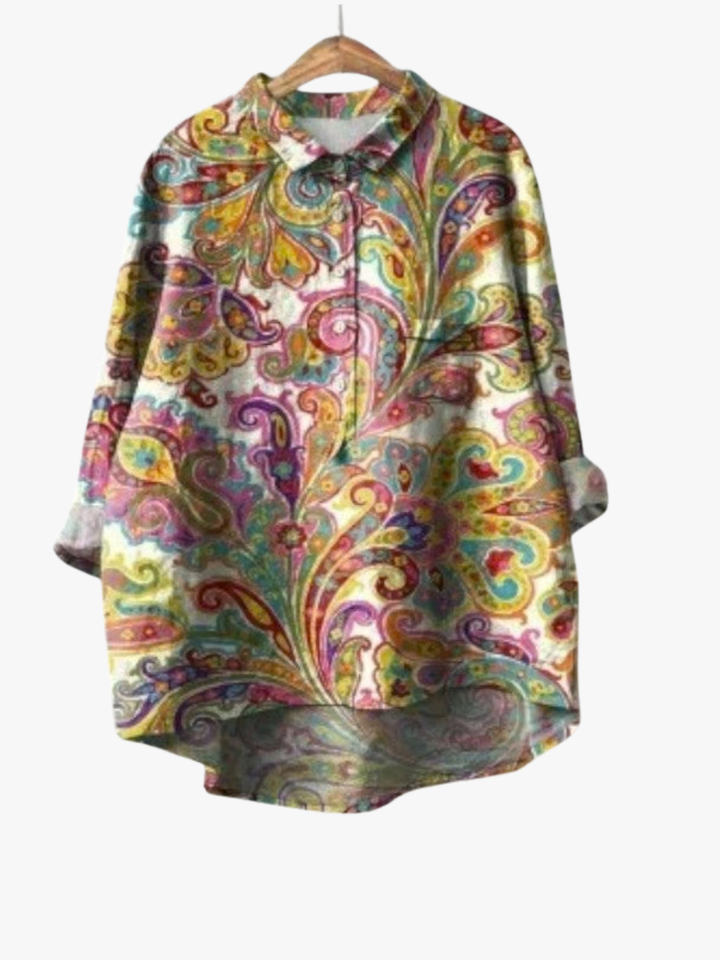 MOREAU LYON | BLOUSE MOTIF PAISLEY POUR FEMMES | Classique