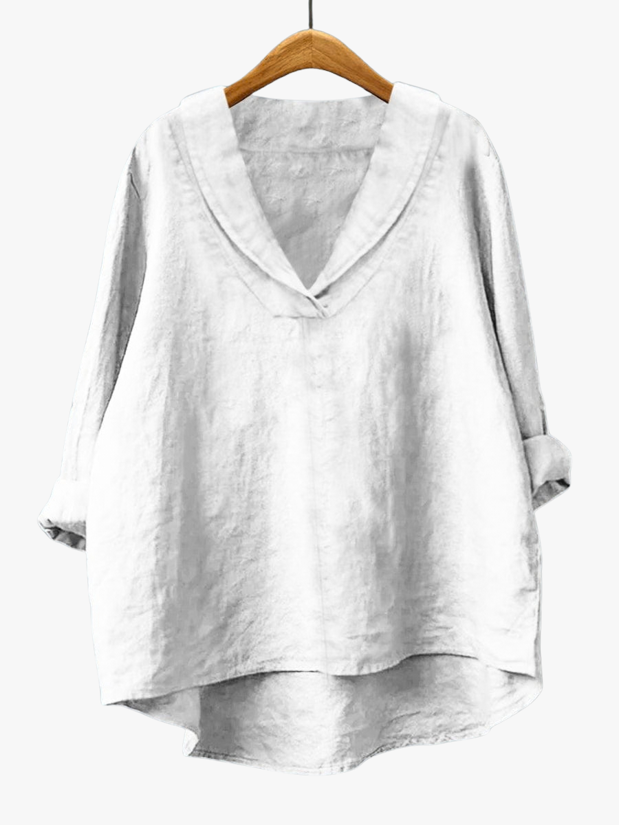 MOREAU LYON | BLOUSE COL V AMPLE POUR FEMMES | Collection