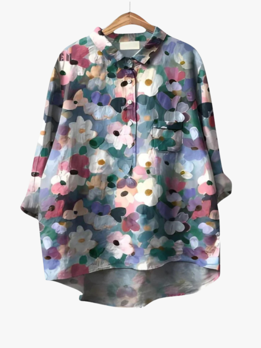 MOREAU LYON | BLOUSE FLORALE ARTISTIQUE POUR FEMMES | Original