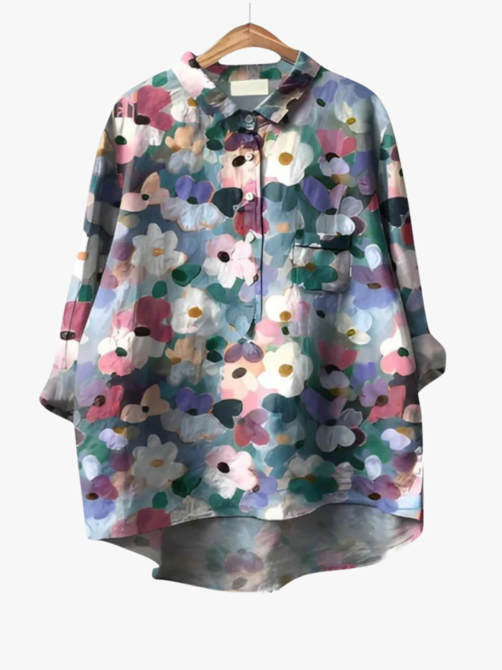 MOREAU LYON | BLOUSE FLORALE ARTISTIQUE POUR FEMMES | Original