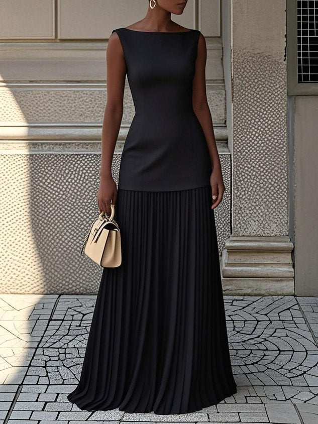Robe Maxi Plissée Shania™ | Co