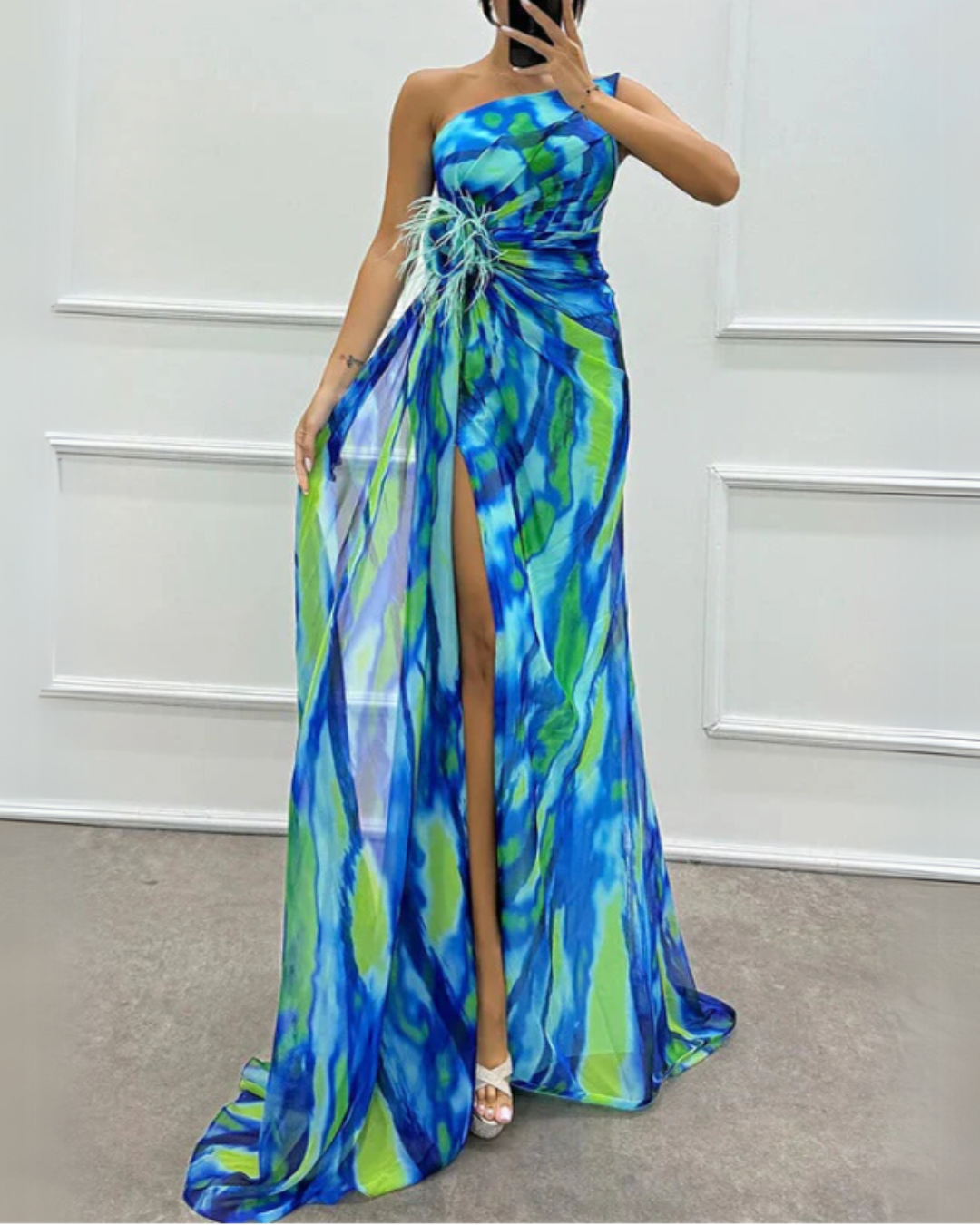 Mia™ | Vibrant Draped Dress | Heritage