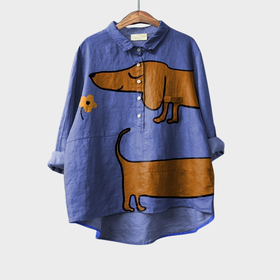 MOREAU LYON | BLOUSE CHIEN ARTISTIQUE POUR FEMMES | Studio