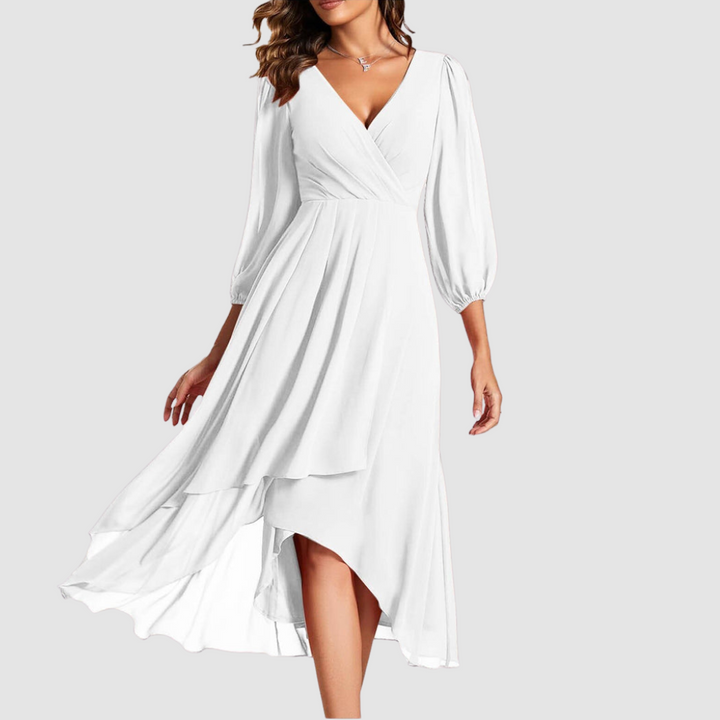 Mia™ Robe Longue Élégante à Col V | Collection
