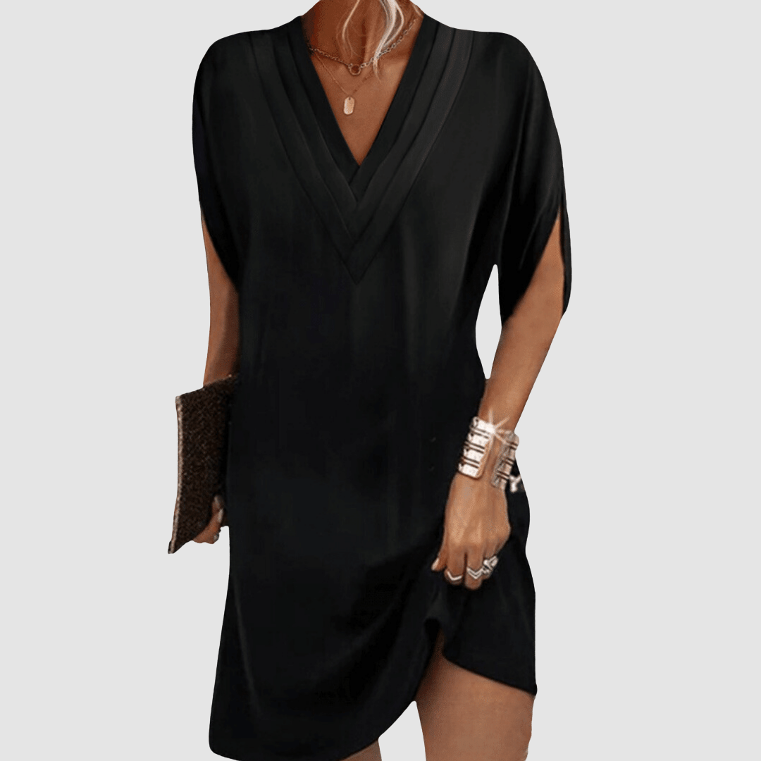 Robe Élégante à Manches Mi-Longues Alysa™ | Signature