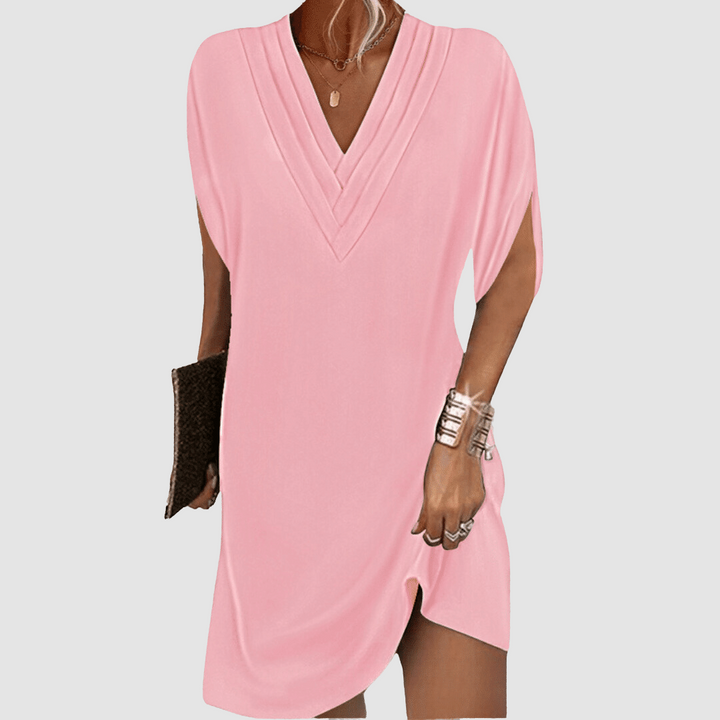 Alysa™ Elegant Half-Sleeve Dress | Signature