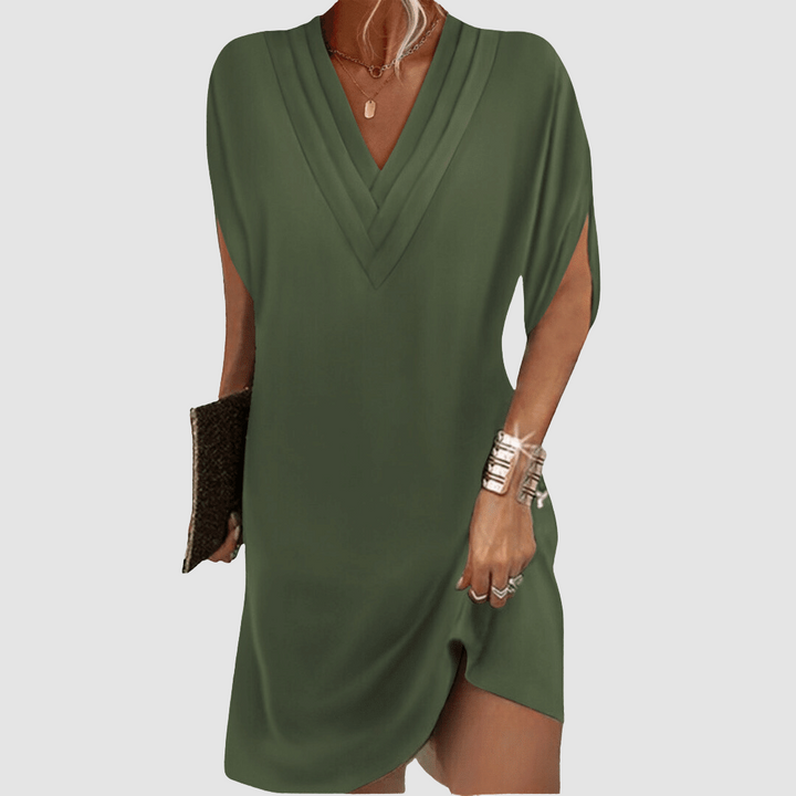 Robe Élégante à Manches Mi-Longues Alysa™ | Signature