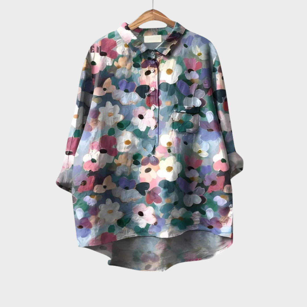 MOREAU LYON | BLOUSE FLORALE ARTISTIQUE POUR FEMMES | Original