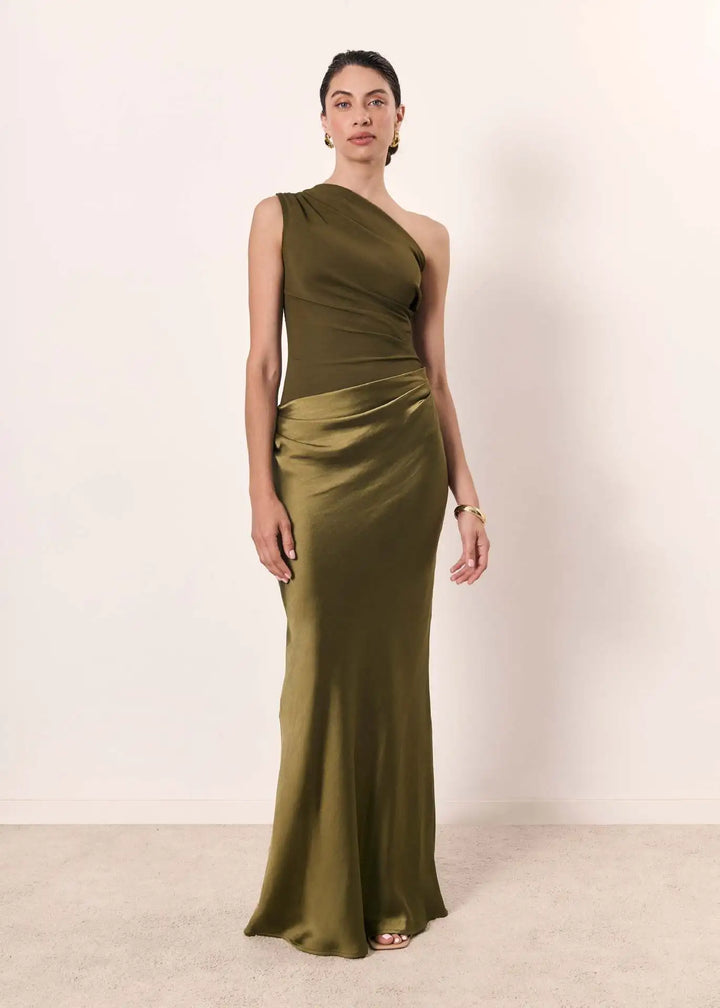 Robe Maxi à Épaule Unique Seana™ | Marque