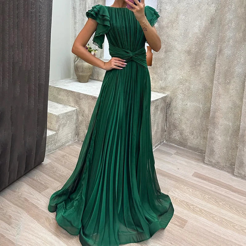 Abigail | Pleated Evening Dress | Studio