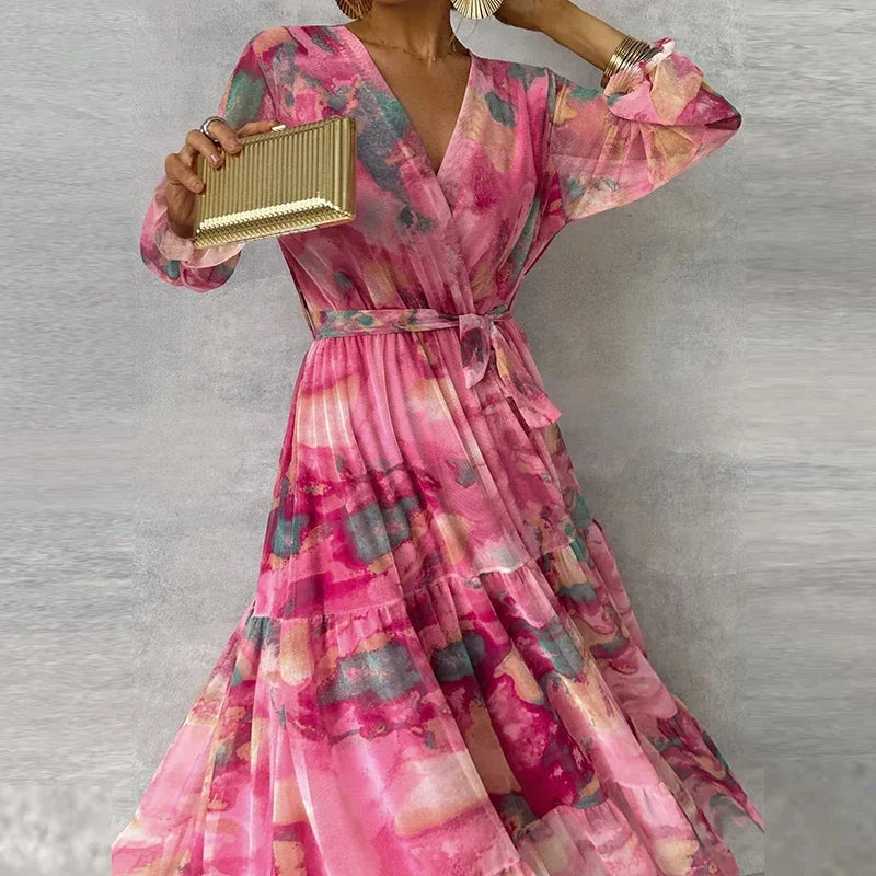 Sophie | Elegant Floral Dress | Classic