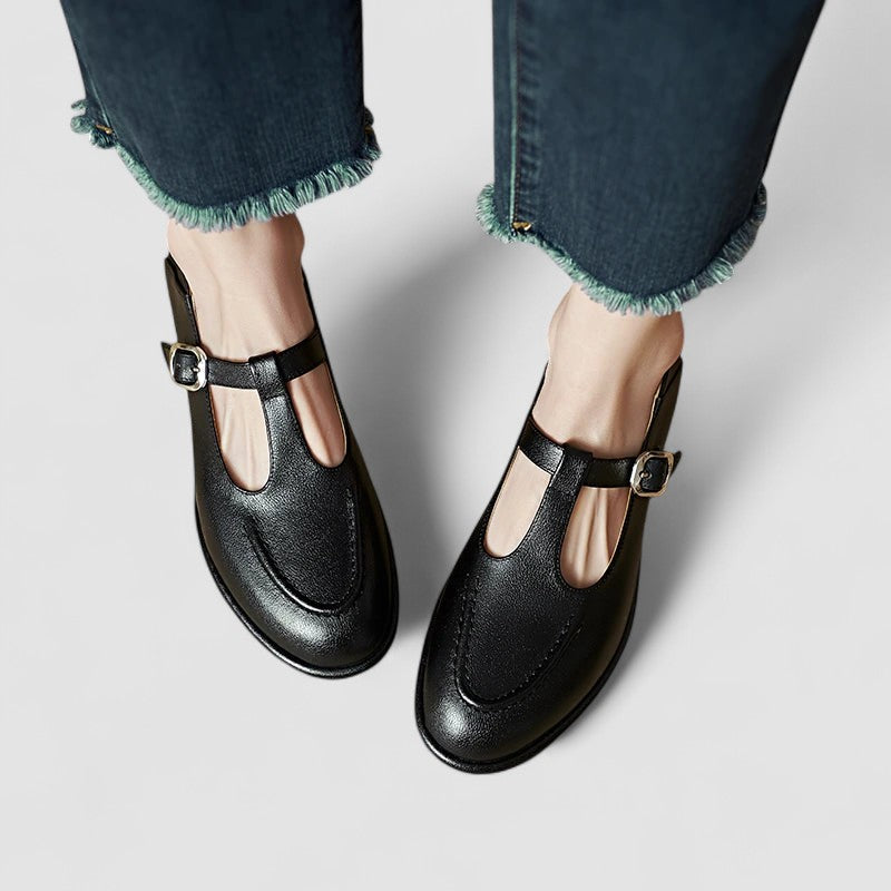 Camila – Chaussures Mary Jane orthopédiques à talon bas