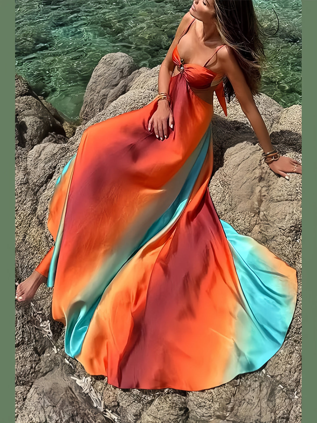 Vestido maxi Solaria | Co