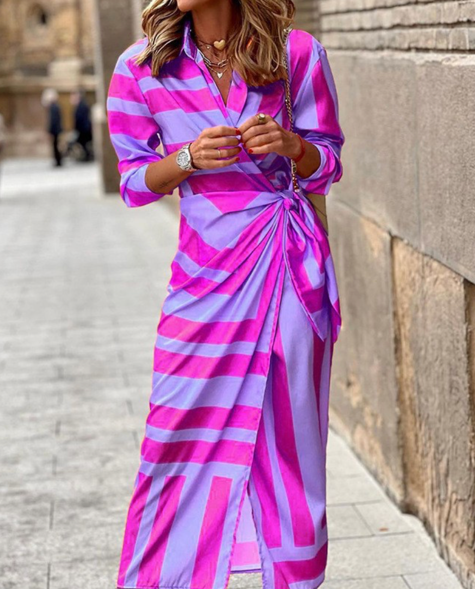 Amelia™ | Printed Wrap Dress | Gallery