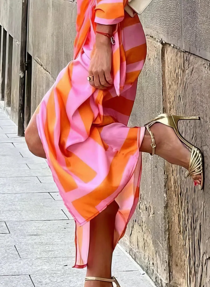 Amelia™ | Robe Enveloppante Imprimée | Galerie