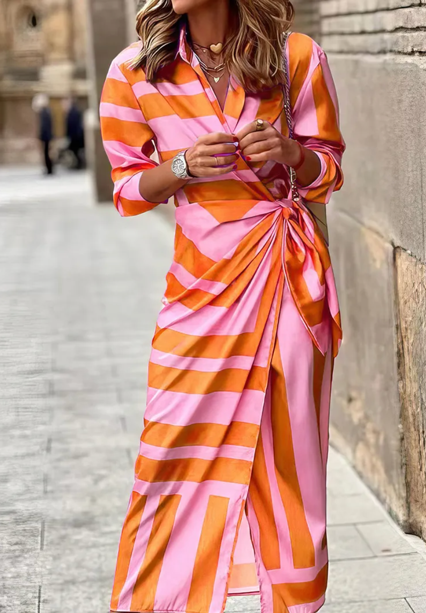 Amelia™ | Printed Wrap Dress | Gallery