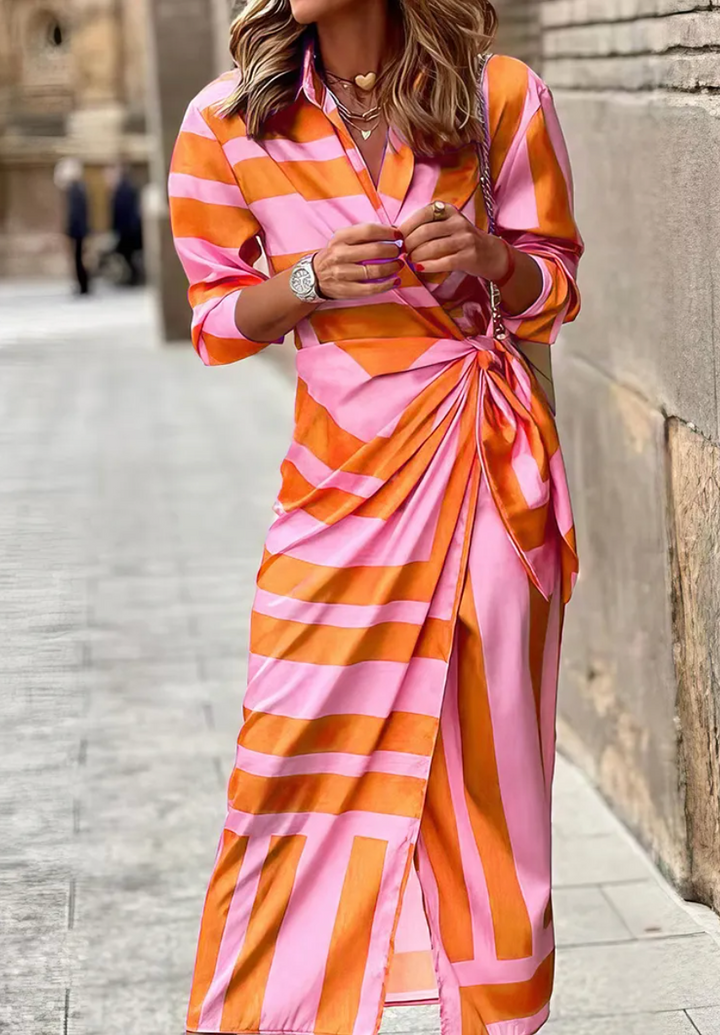 Amelia™ | Robe Enveloppante Imprimée | Galerie
